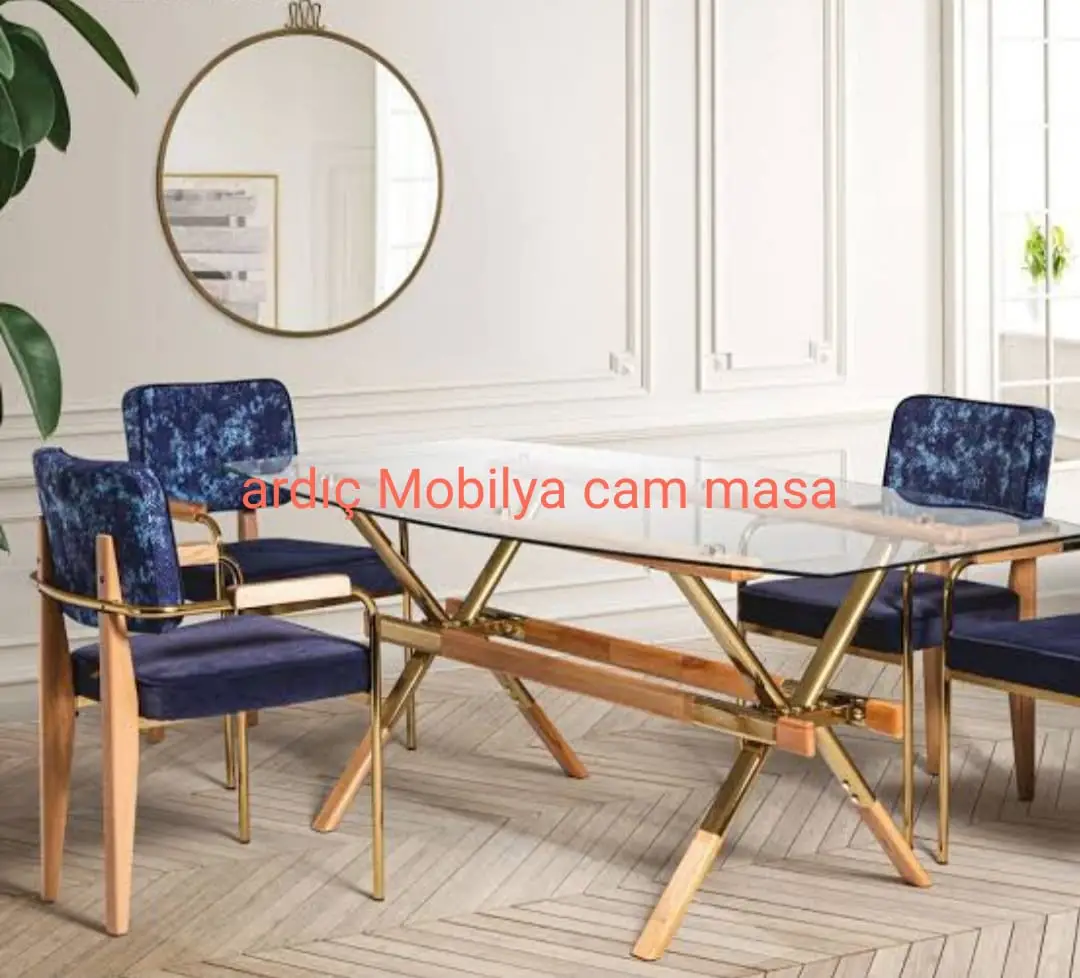 Ankara Siteler Cam Masa Sandalye Takımı İmalatı